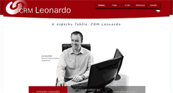 Desktop Screenshot of crmleonardo.sk